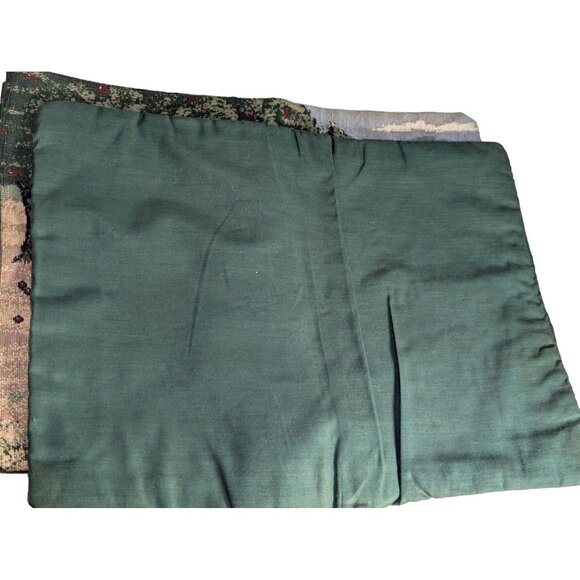 Vintage Harvest Placemats Set of 4 Pumpkin Patch Scene 16" x 12" Horse and Buggy - Picture 3 of 8